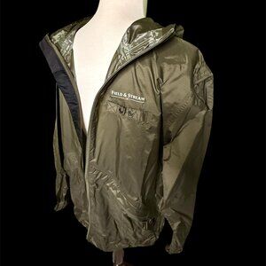 🌿 Field & Stream Lightweight Packable Hooded Jacket – Size Small